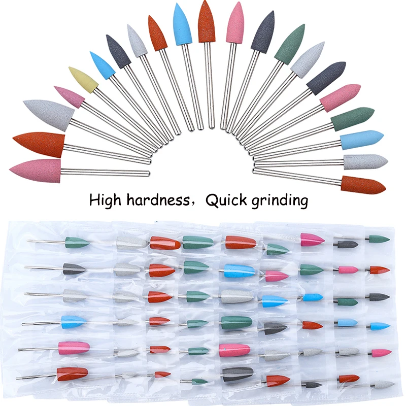 

13Set Rubber Nail Drill Bit Set Strawberries For Manicure Nail Mills Cutter For Electric Manicure Machine Nail Files Accessories