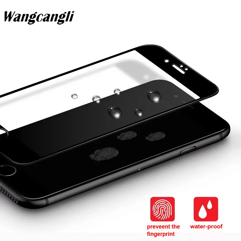 2 шт./компл. 10D стеклянная Защитная пленка для iPhone7 8 HD защитная пленка для экрана Прозрачная Жесткая стеклянная пленка полноэкранная закаленная стеклянная пленка