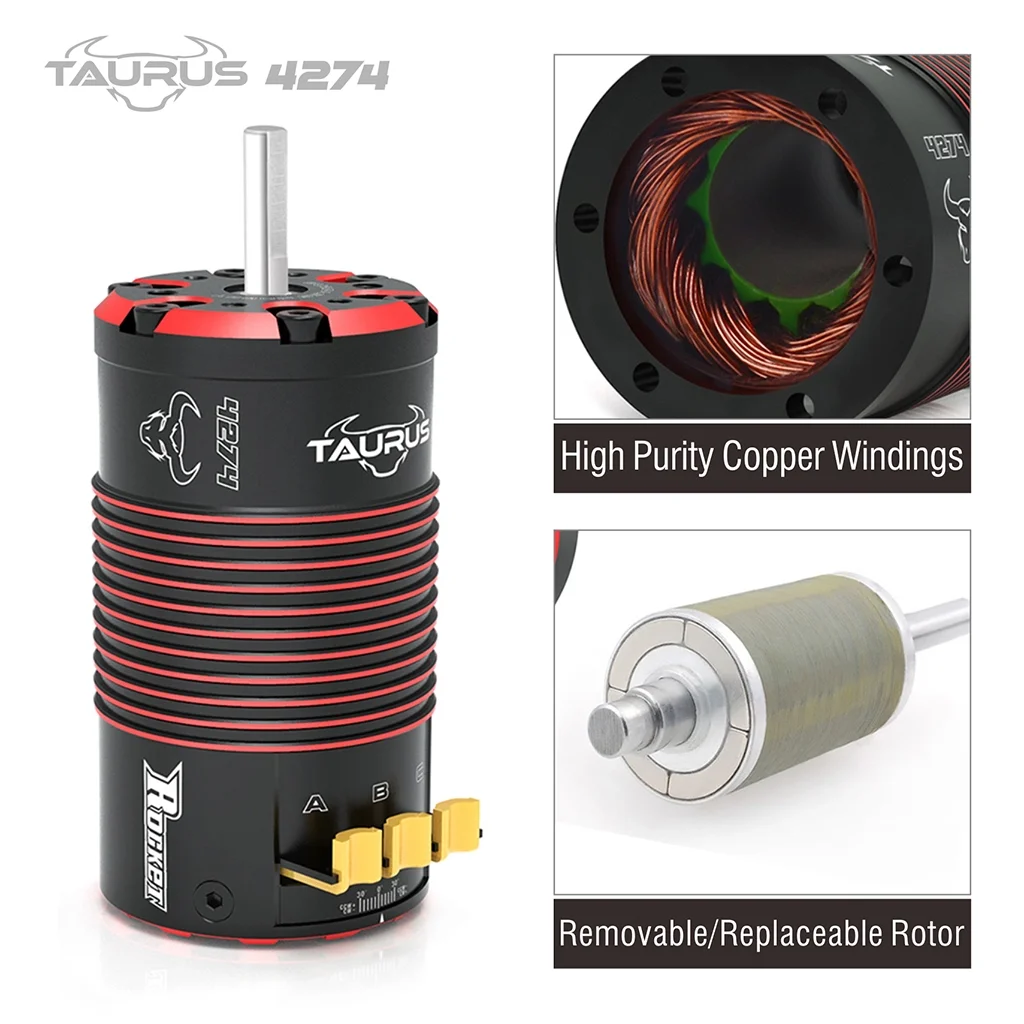 Surpass hobby Rocket 4274 Brushless dc motor for  1/8th scale 4wd Electric monster truck  rc car