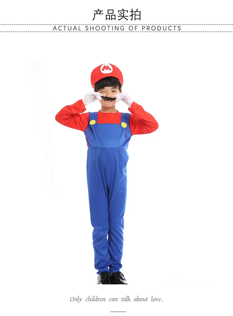 NFUHGOIDHGI Halloween Costume Cosplay Super Mario Game Children Adult Set Four Piece Party Performance Green -Zentai shop online H2929a4c5089f4633b4b9bf37aaa0b673u.jpg