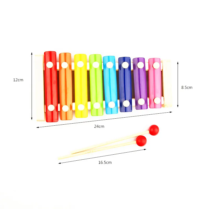 WSStudy игрушки Рождественский подарок для детей ainbow деревянный ксилофон для детские музыкальные игрушки Творческий прибор игрушки деревянные инструменты