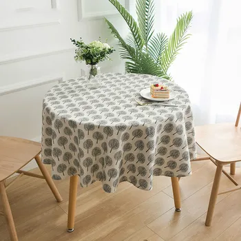 

Decorative Table Cloth Cotton Linen Tablecloth Round Tablecloths Dining Table Cover Obrus Tafelkleed mantel mesa