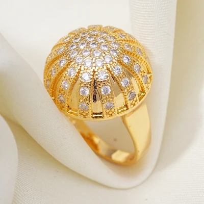 Свадебные модные ювелирные изделия anillos Pave кубического циркония Кристалл Кольца для мужчин и женщин желтого золота Цвет кольца на фаланги pour femme - Цвет основного камня: 0029