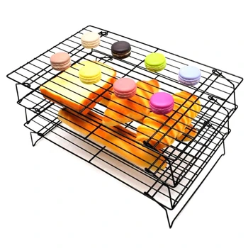 

Cooling Rack, 3-Tier Stainless Steel Stackable Baking Cooking Racks for Cooling