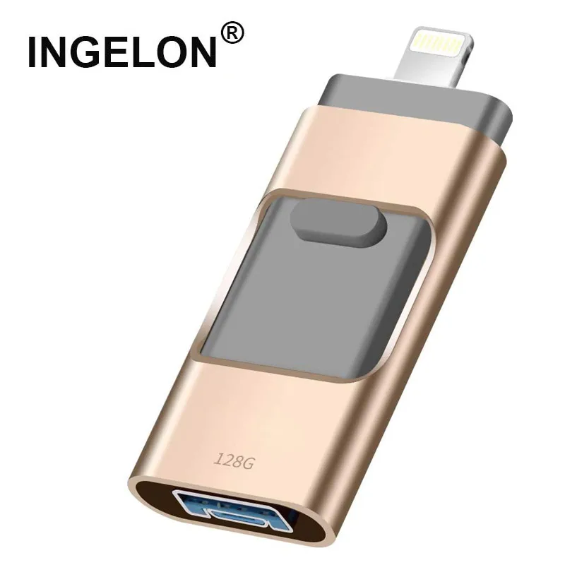 

USB Flash Drive For iPhone X/8/7/7 Plus/6/6s/5/SE/ipad OTG Pen Drive HD Picture Stick 16GB 32GB 64GB 128GB DIY Pendrive usb 3.0