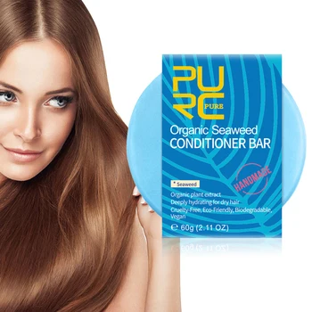 

PURC New arrival Seaweed Shampoo Bar 100% PURE and Seaweed handmade cold processed no chemicals or preservatives hair TLM1