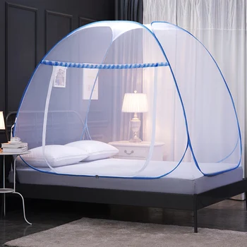

High Quality Pops-Up Mosquito Net Tent for Beds Anti Mosquito Bites Folding Design with Full Bottom for Trip LBShipping