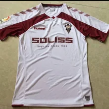 Albacete футбольные майки Zozulya Bela Galvez Rodriguez Aridane Susaeta Erice на заказ Albacete Balompie домашняя футбольная рубашка