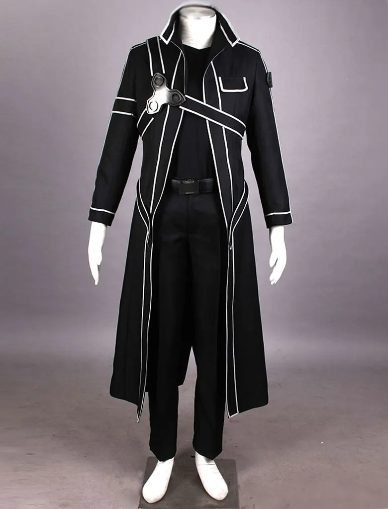 Billig Inspiriert Durch Schwert Art Online Kirito Cosplay Kostüm SAO Kirigaya Kazuto Halloween