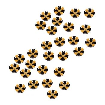 

28 Pieces Replacement Golf Shoe Spikes Golf Shoe Cleat Metal Screw Thread Studs Golf Spikes Pins Set Accessories Yellow