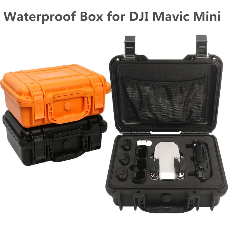 Best ZCE Waterproof Box Case Shockproof Storage Hard Case For DJI Mavic Mini RC Drone Accessories Suitcase Handbag 