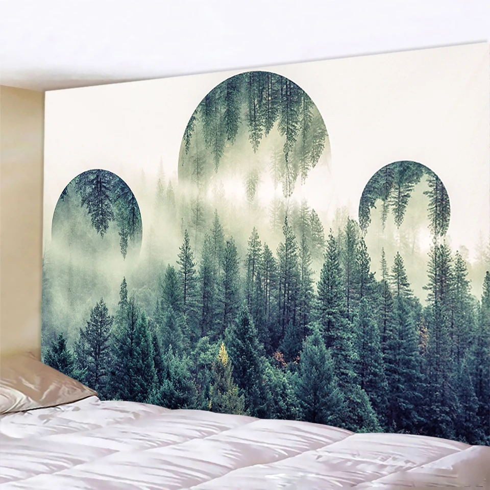 

Best selling dream forest tapestry Mandala tapestry home decoration tapestry hippies cheap free delivery large wall hanging