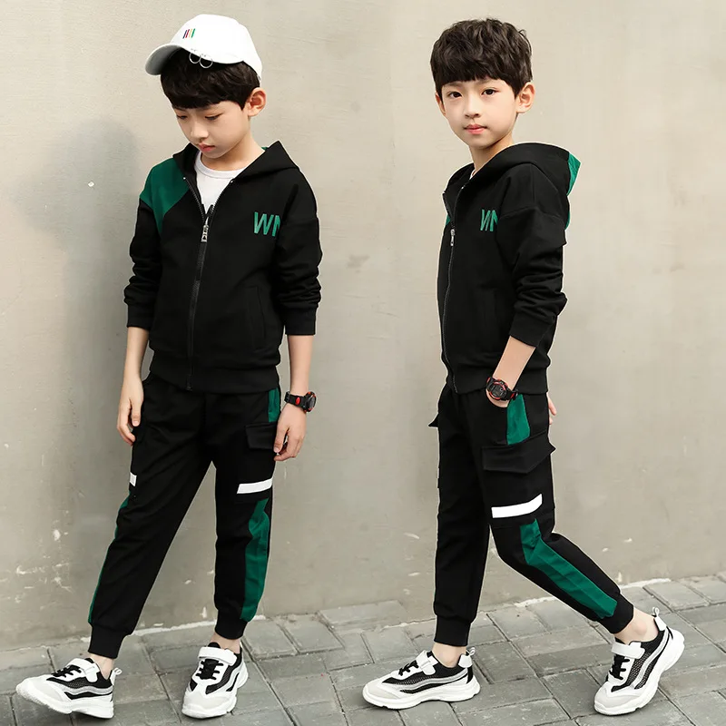 

BOY'S Autumn Clothing Set 2019 New Style Korean-style Children Sports Three-piece Set Big Boy Baby Spring And Autumn Western Sty