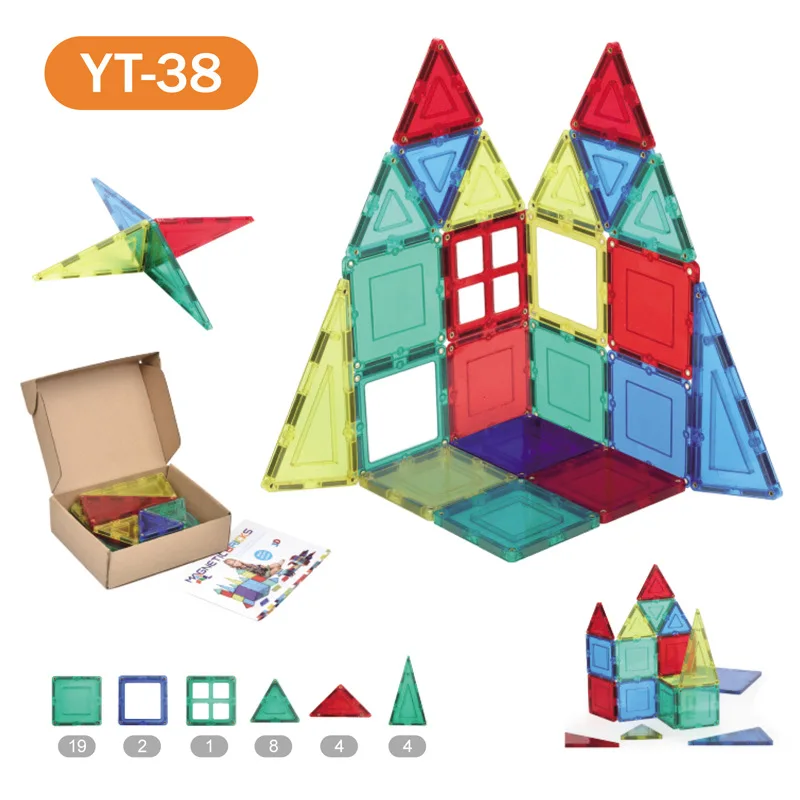 

Magnetic Building Blocks Magnetic Building Piece Flexible Pulling Magnetic Sheet Children Early Education Benefit