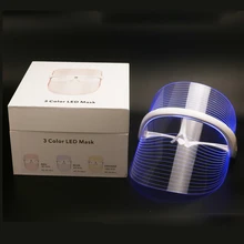 3 цвета светодиодный светильник терапевтическая маска для лица антивозрастная против морщин Beatuy инструменты для спа для лица прибор для красоты подтяжки кожи