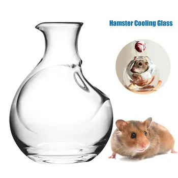 

Pet Hamsters Cooling Glass Summer Multifunctional Transparent Ice Bed For Small Chinchillas Hamsters