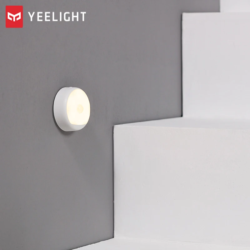 Yeelight LED Night Light Infrared Magnetic Hooks Remote Body Motion Sensor USB ReCharge For Smart Home led lamp smart night lamp smart led bulb smart motion sensor led rhythm lamp