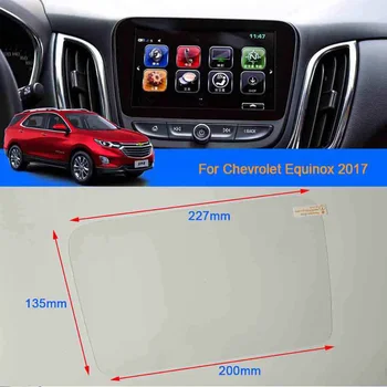 

GPS Navigation LCD Screen Tempered Steel Protective Film Sticker For Chevrolet Equinox 2017