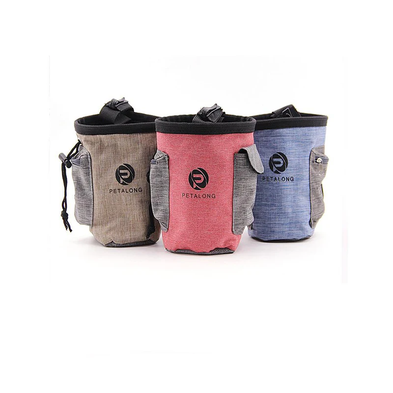

Pet Dog Treat Pouch Puppy Training Bags Portable Detachable Doggie Pet Feed Bait Food Snack Pouch Belt Drawstring Carries