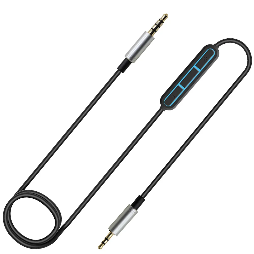 Replacement Audio Cable with Mic Remote for JBL Synchros Headphones