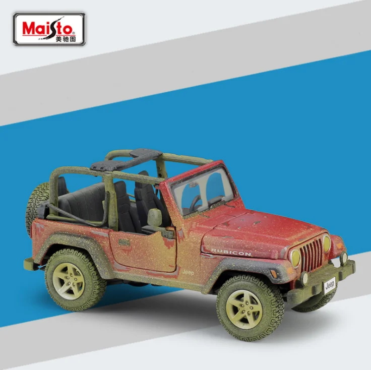 Maisto 1:27 Jeep Wrangler Rubicon литая модель автомобиля, игрушка для детей, подарки, новинка в коробке