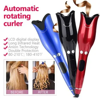 

Shipping From USA Hair Curler Air Spin N Curl Electric Rotate Beach Wave Styler Roller Negative Ionic Ceramic Hair Curling Irons