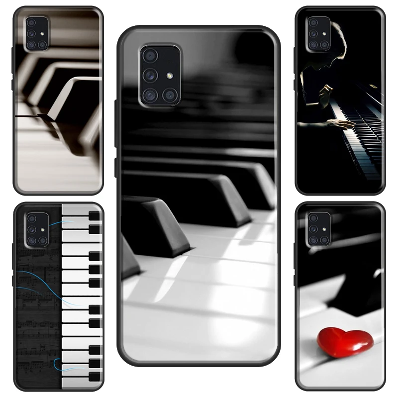 Клавиатура с клавишами пианино для Samsung A21S A20e A11 A31 M31 M30S чехол Galaxy A40 A10 A71 A70 A51 A50