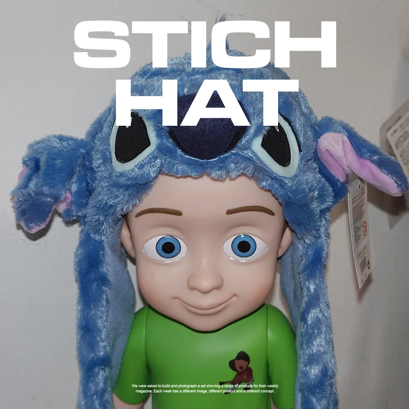 Kawaii Disney Stitch Plush Hat Keep 