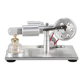 

Hot Air Stirling Engine Experiment Model Power Generator Motor Educational Physic Steam Power Toy Design Gifts