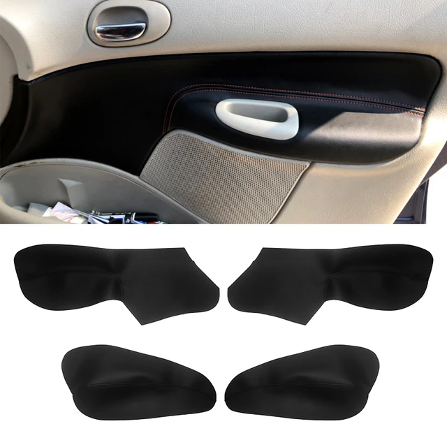 peugeot 206 citroen c2 sadece 4 kapilar araba ic kapi kol dayama paneli mikrofiber deri kilif koruyucu doseme interior door panels parts aliexpress