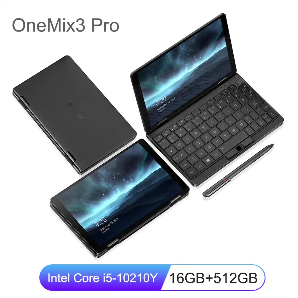 Onemix3 Pro Mini Pocket Laptop 8 4 Inch Notebook Intel Core I5 16gb Ram 512gb Pcie Ssd 2560 1600 Fhd Ips Touch Screen Laptops Laptops Aliexpress