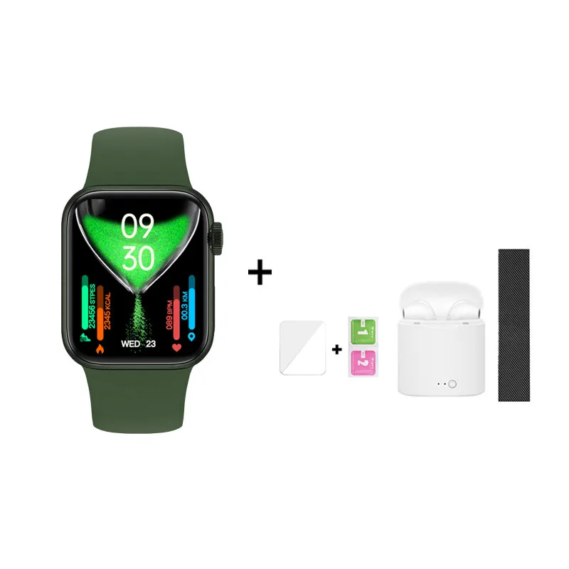 IWO I7 Mini Smart Watch 41mm Series 7 Music Bluetooth Call DIY Dials Mini Games Heart Rate Smartwatch Men Women For Android IOS 