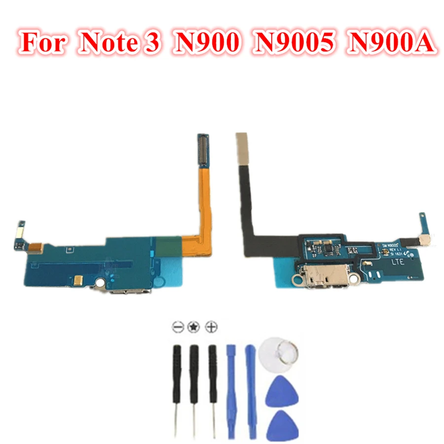 

1Pcs Replacement USB Charging Port Socket Dock Microphone Connector Flex Cable For Samsung Galaxy Note 3 N900 N9005 N900A T P