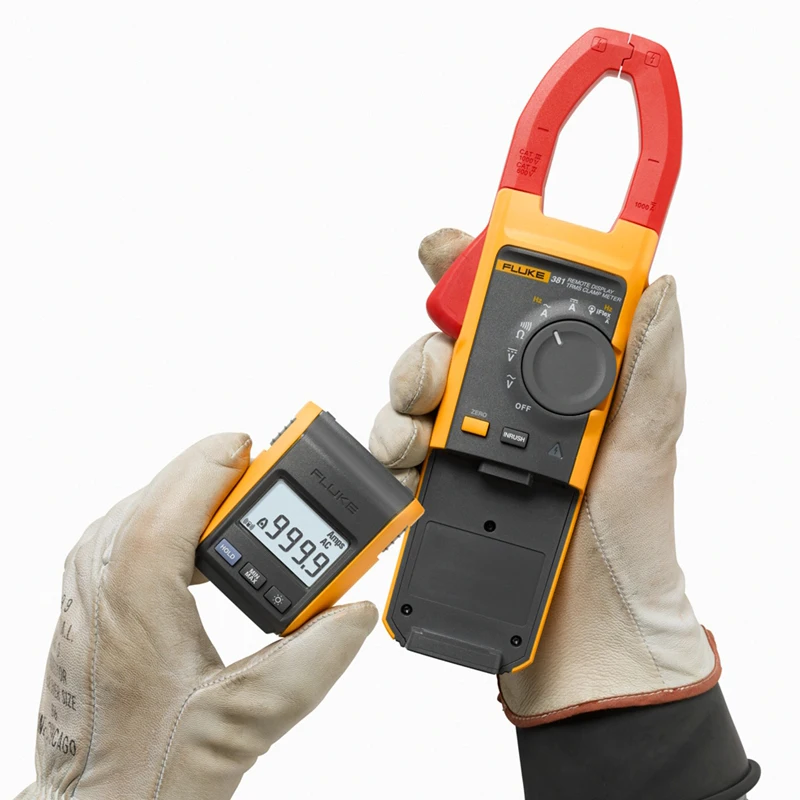 Fluke 381 Fluke 381 дистанционный Дисплей True-rms AC/DC клещи, съемный щековый и IFlex зонд - Цвет: Fluke 381