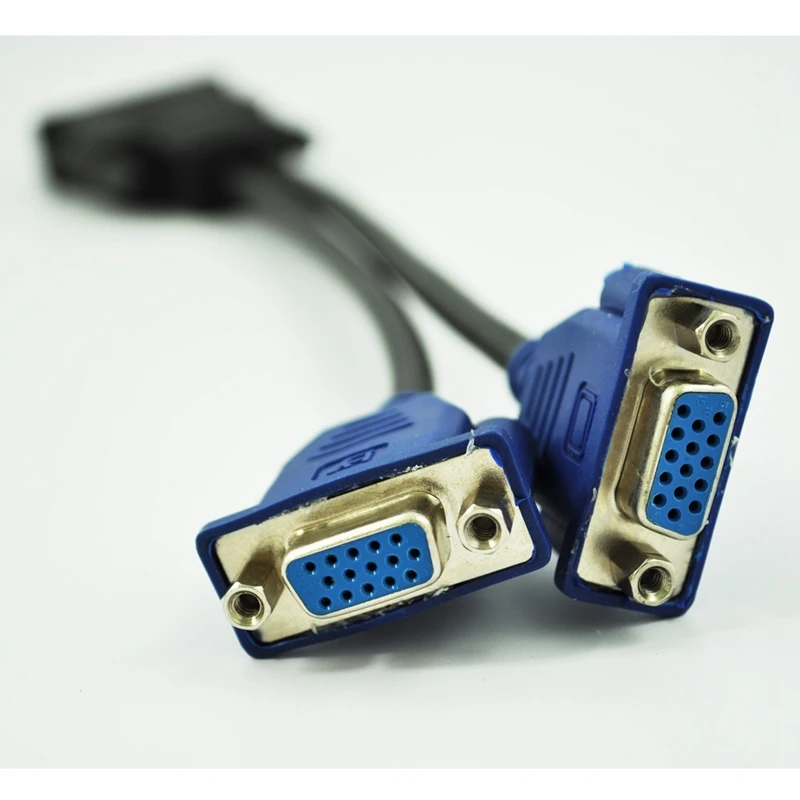 DMS-59 Pin to 2 Dual VGA 15 Pin Female Splitter Кабель-адаптер