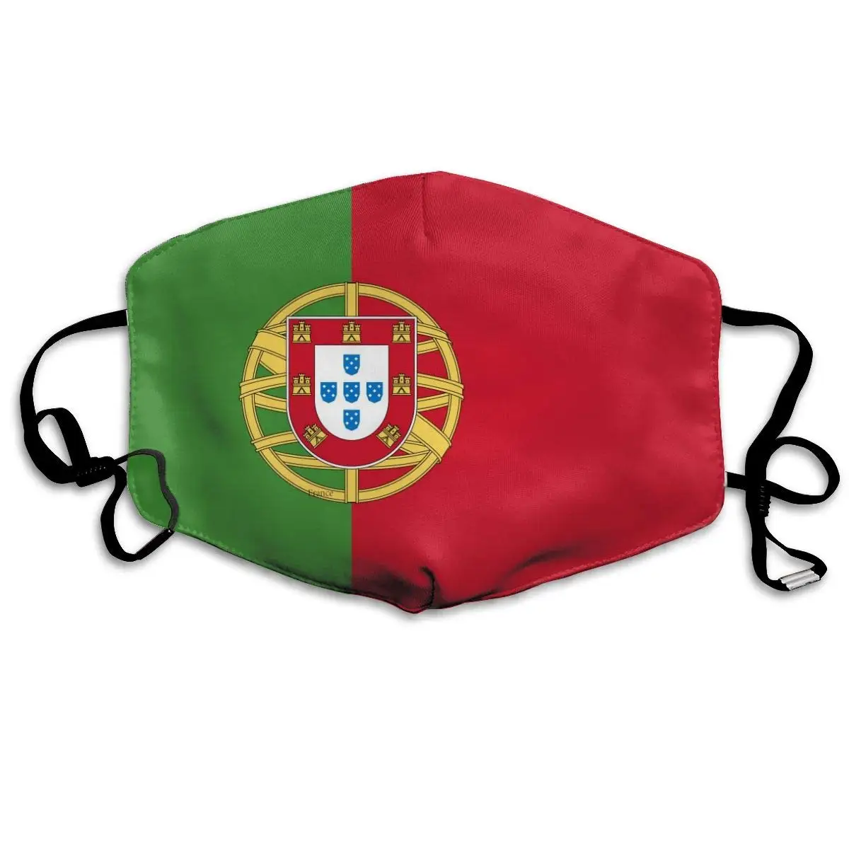 

Premium Dust Mask - Washable Breathable Mouth Face Mask - Adjustable Ear Loop - Pollen Masks for Kids Women Men Portugal Flag