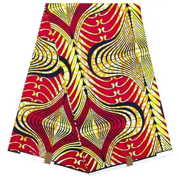 

High Quality African Wax Print Fabric Nigeria Ankara wax For Sewing Dress Pagne Africain 2019 New Arrival tissus 100% Cotton