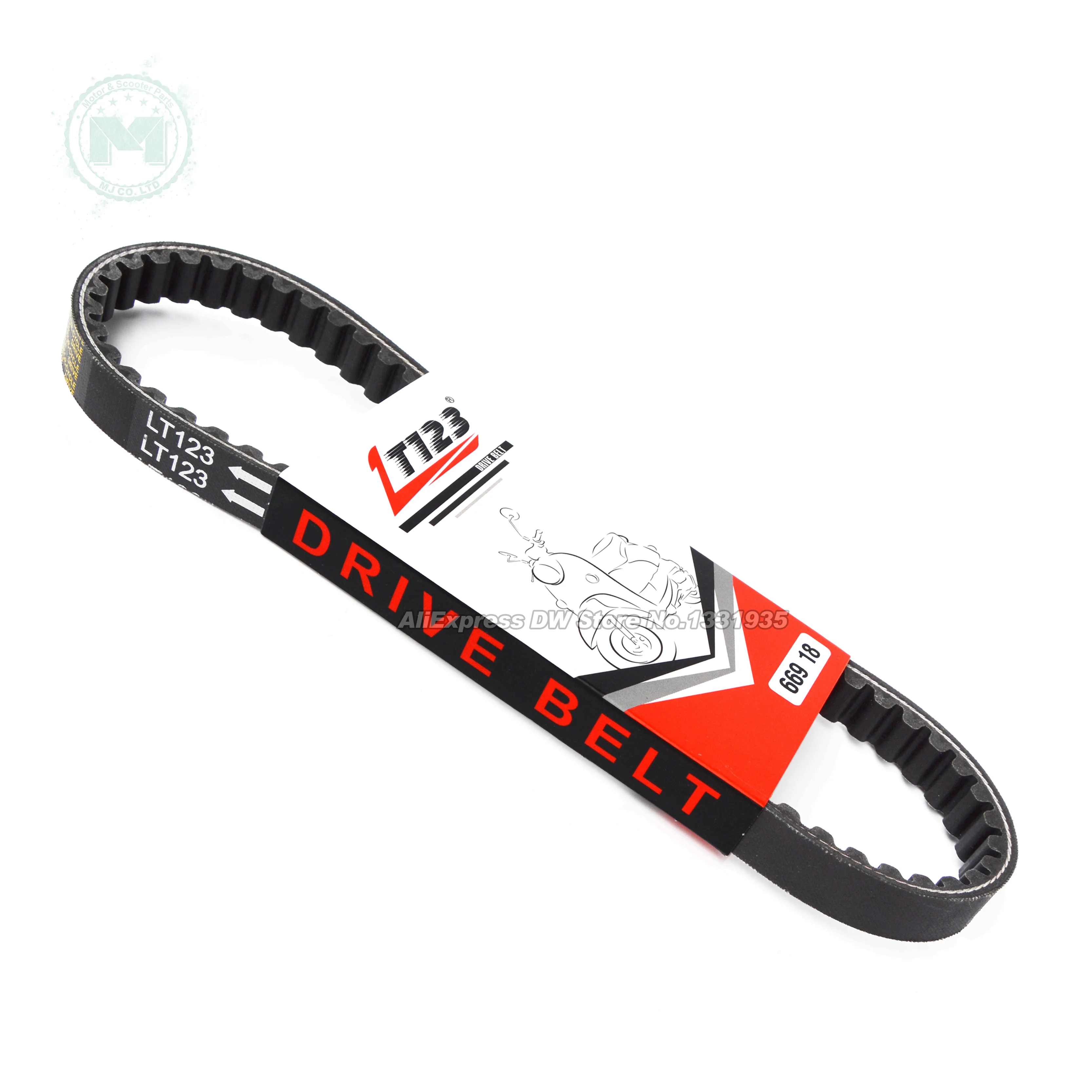 Ремень приводного ремня LT123 669 (C. Мм) 18 30 для GY6 49cc 50cc 60cc 80cc 139QMB 1P39QMB 147QMD чехол