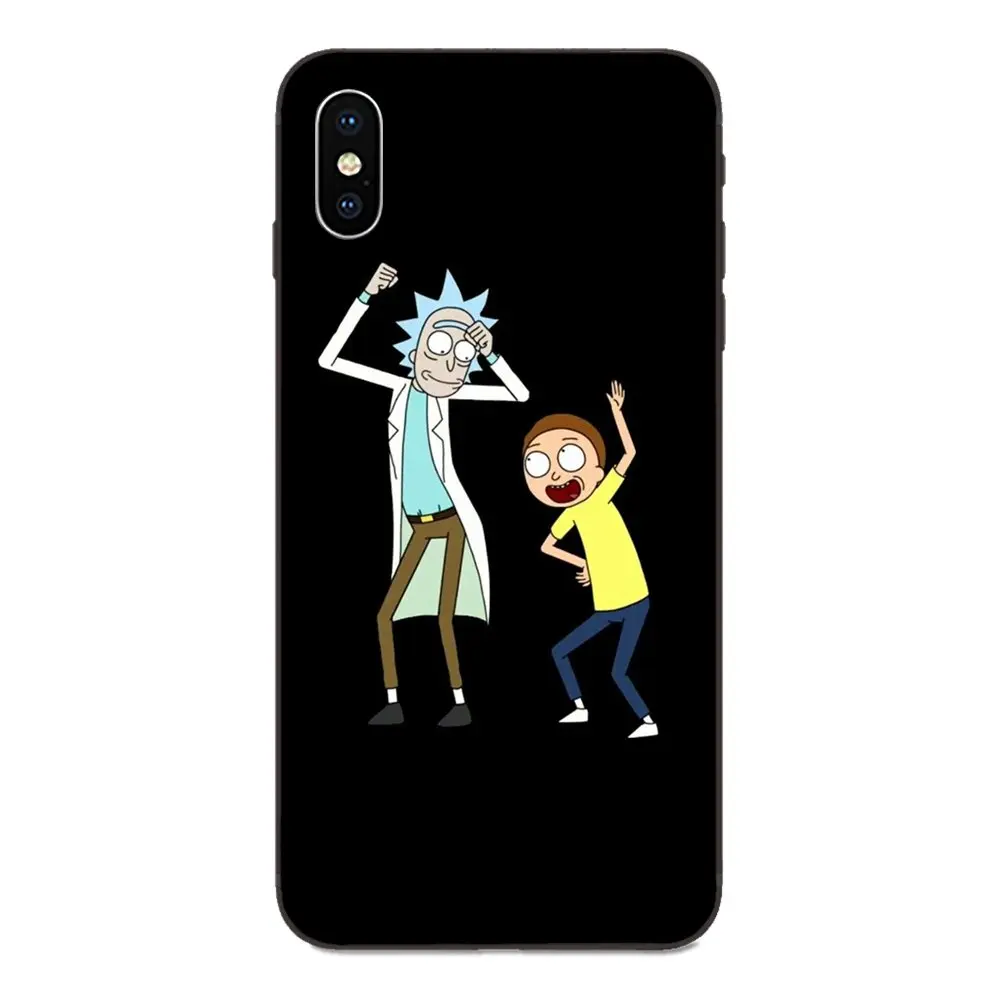 Чехол Rick And Morty сезонная Верхняя часть из ТПУ для Xiaomi mi x Max Note 2 2S 3 5X6 6X8 9T SE A1 A2 A3 CC9e Lite Play Pro F1