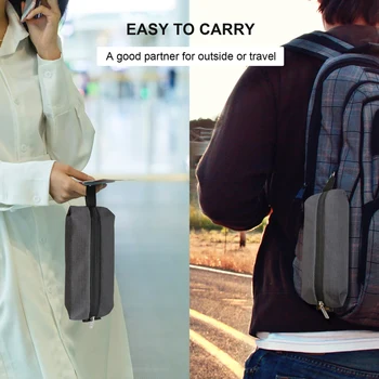 

Portable Cable Digital Storage Bags USB Gadgets Wires Charger Power Battery Organizer Zipper Cosmetic Bag Case Accessories