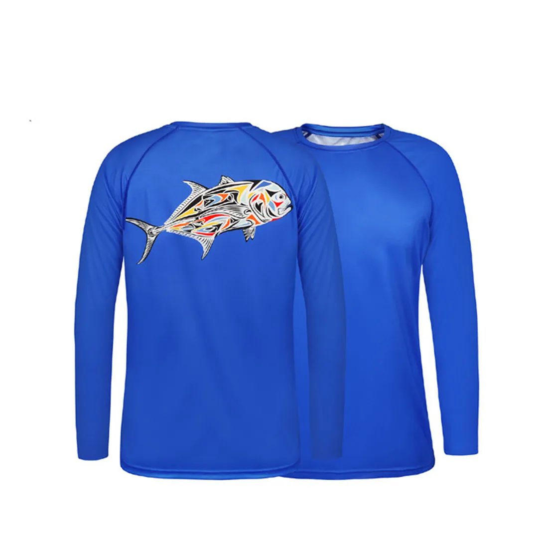 Tournament Fishing Shirts UV Protection 50+ Men's Long Sleeve Jersey Breathable Fishing Clothing Sublimation New