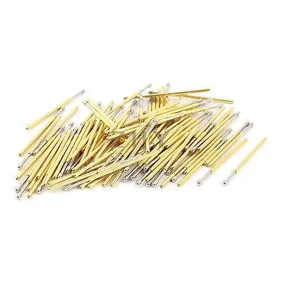 

100 Pieces P100-D2 1.5mm Spherical Tip Spring PCB Testing Contact Probes Pin