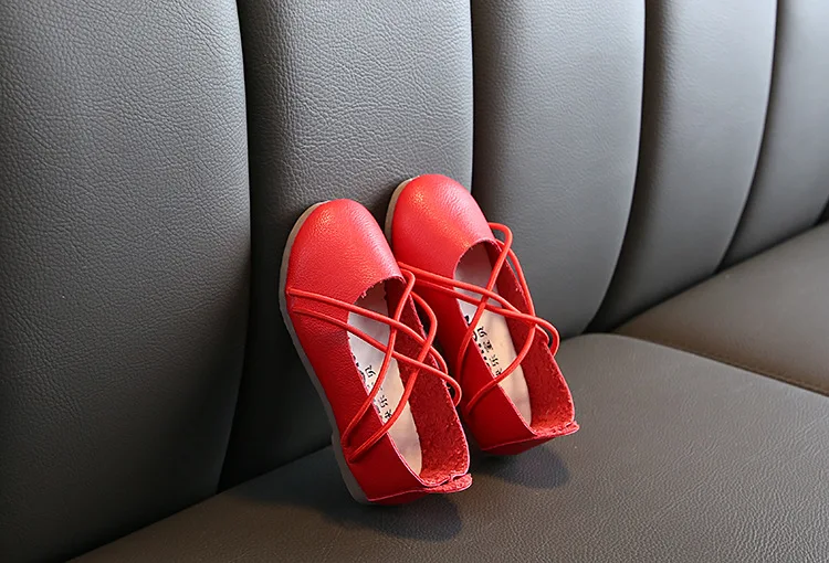 Г., Новая Осенняя обувь принцессы красивая модная маленькая обувь для девочек корейская модная однотонная Студенческая обувь с эластичной лентой