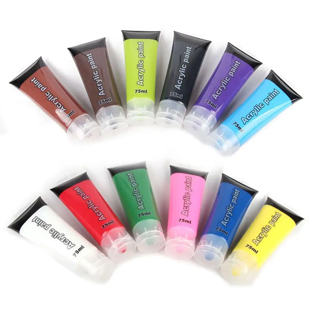 Акриловый шланг 75 мл для покраски стен краска одежды текстиль волокно ногтей