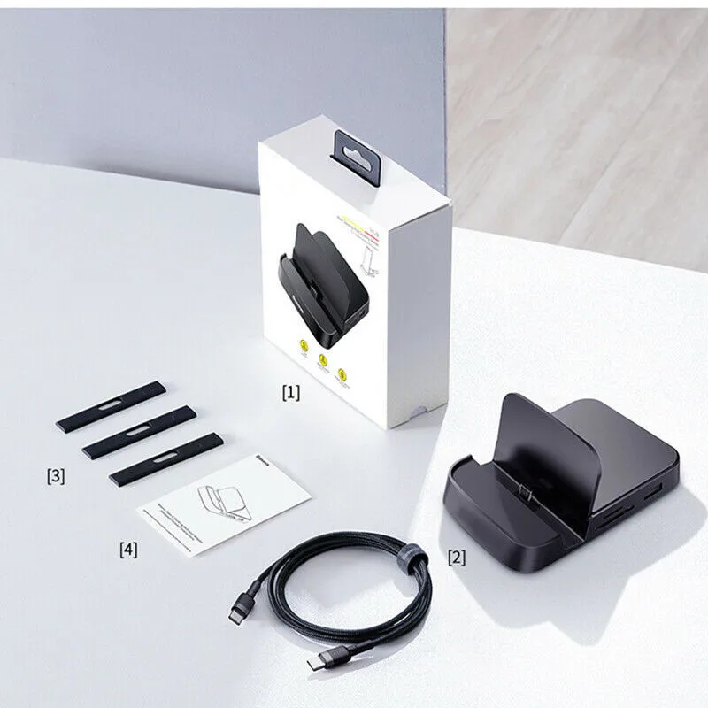 USB 3,0 type-C концентратор док-станция для samsung S10 S9 Dex Pad станция USB-C к HDMI док-станция адаптер питания для huawei P30 P20 Pro