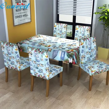 

Ouneed Tablecloth cute gift sock decor Print Table Cloth/Chair Cover home Decor Table Cover Tableware tapete obrus drop ship new