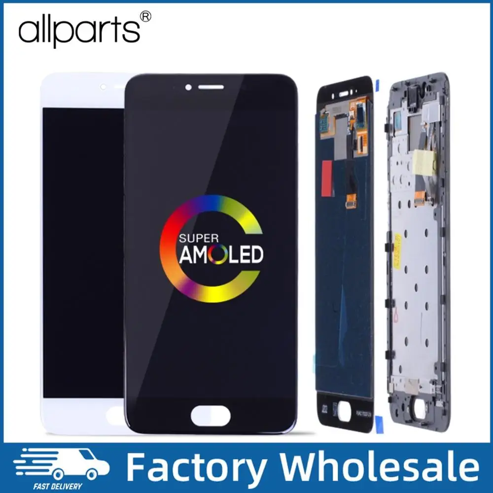 

5.2 inch Super AMOLED LCD For MEIZU Pro 6 Display Touch Screen M570M M570h Digitizer For Meizu Pro 6 LCD