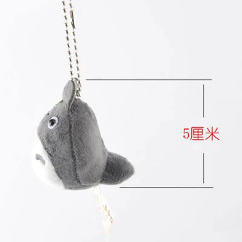 5 см 10 шт./лот аниме Мой сосед Тоторо Плюшевые игрушки Kawaii брелок кукла мини сумка украшения Подвески Подарки для детей