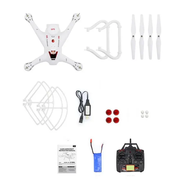 $US $73.39 Global Drone X183 Professional Altitude Hold Dual GPS Quadrocopter with 720P Camera HD RTF FPV GPS 