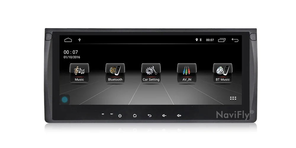 NaviFly большой сенсорный экран 2 Гб+ 32 ГБ, Android 9,1 автомобиль радио gps для BMW X5 E53 1999-2005 2006/E39 1995 1996 1997-2003 автомобильный навигатор